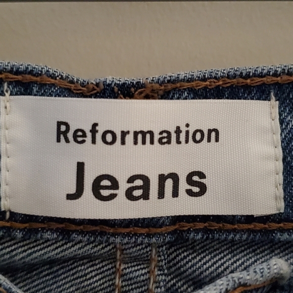 Reformation Stevie Ultra High Rise Jeans in Sydney Wash - Picture 9 of 12